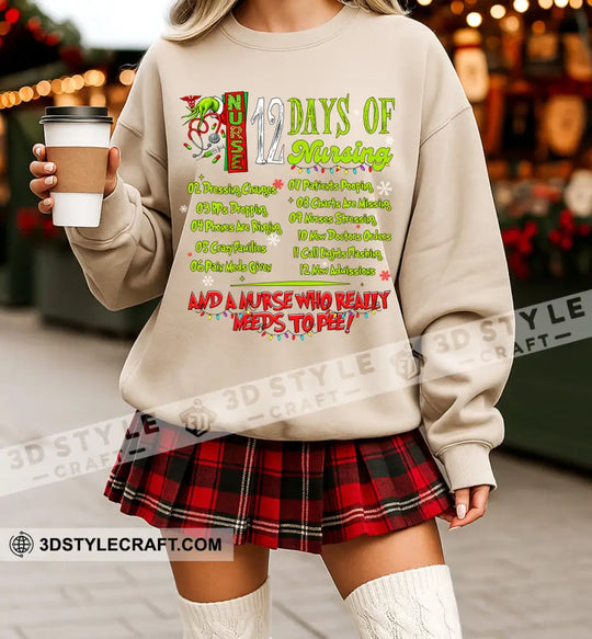 12 Days Of Nursing Hoodie style option 2