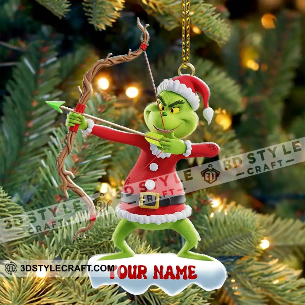Archery ELF Home Decor Christmas Ornament Personalized Ornament Ornament