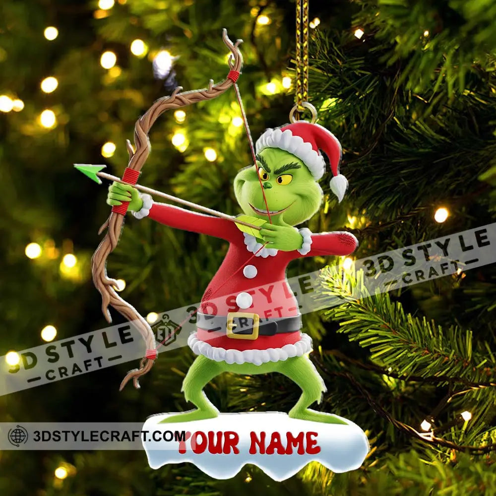 Archery ELF Home Decor Christmas Ornament Personalized Ornament Ornament
