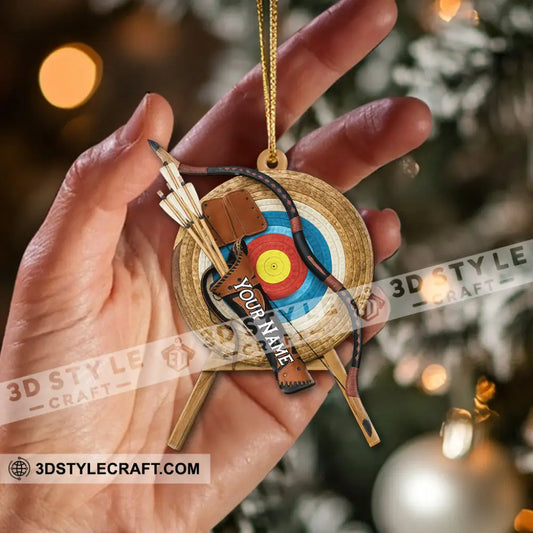 Archery Home Decor Christmas Ornament Personalized Ornament Ornament