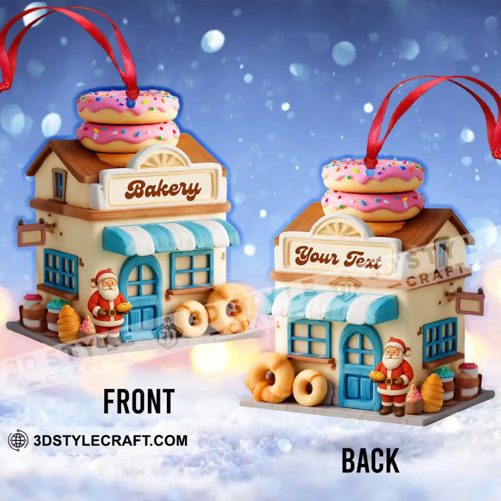 Bakery Christmas Home Decor Christmas Ornament Personalized Ornament Ornament