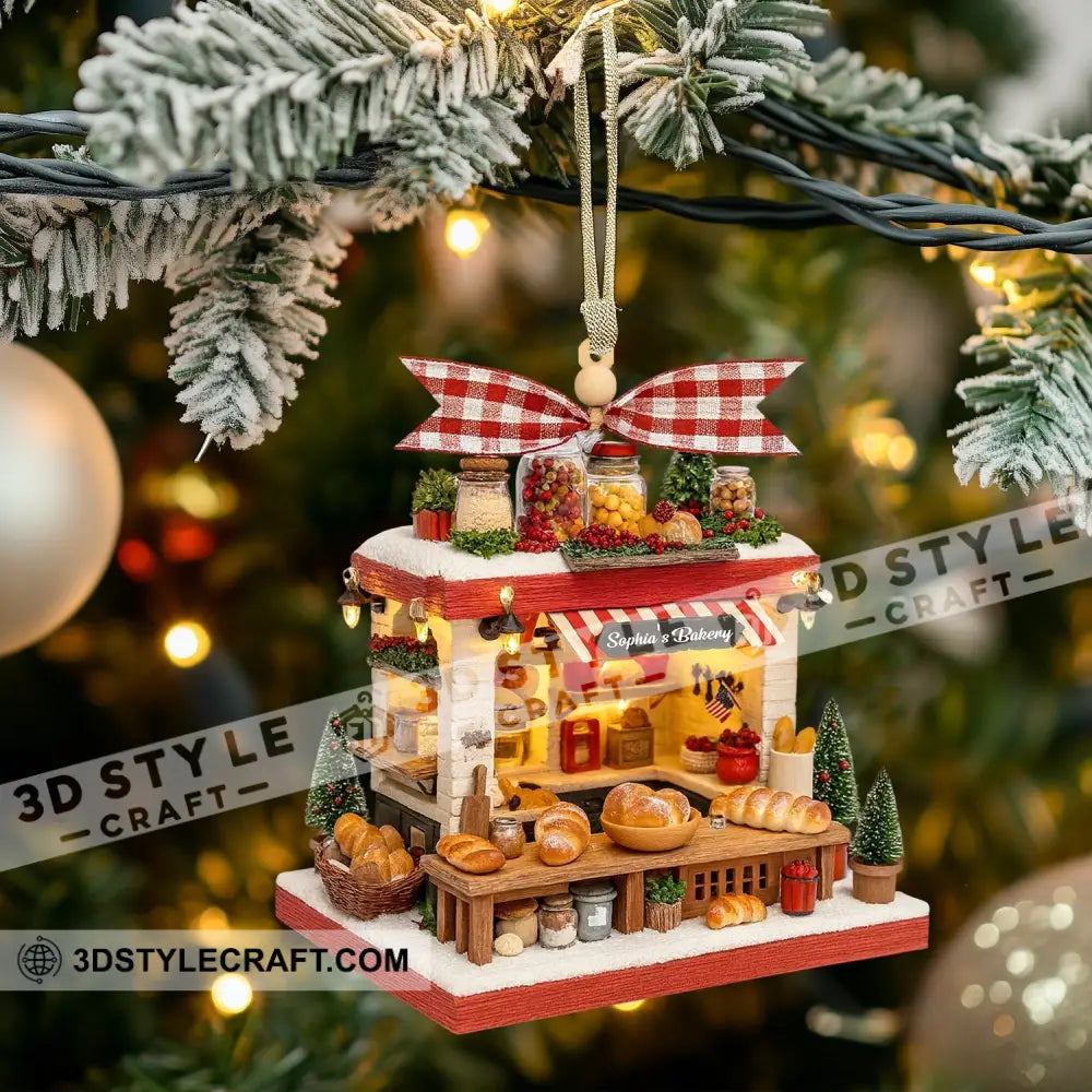 Bakery Home Decor Christmas Ornament Personalized Ornament Ornament