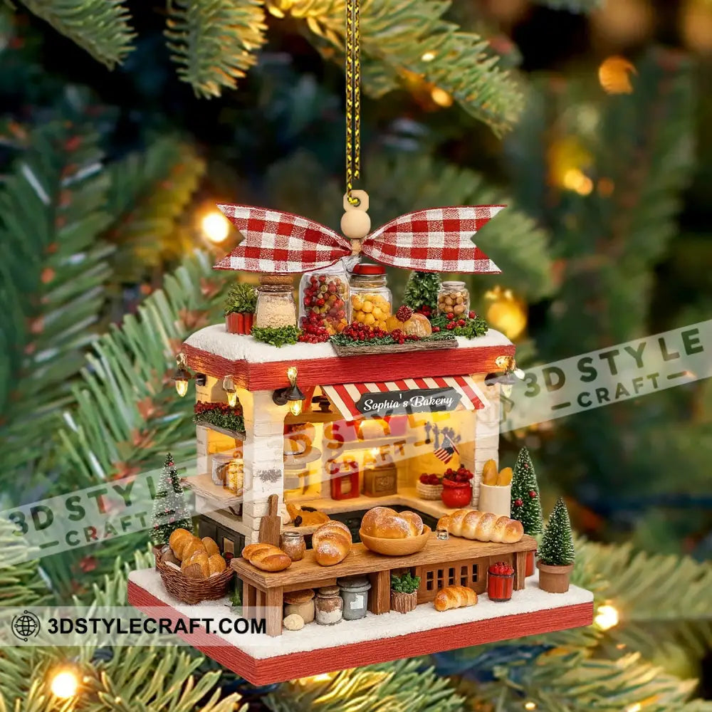 Bakery Home Decor Christmas Ornament Personalized Ornament Ornament