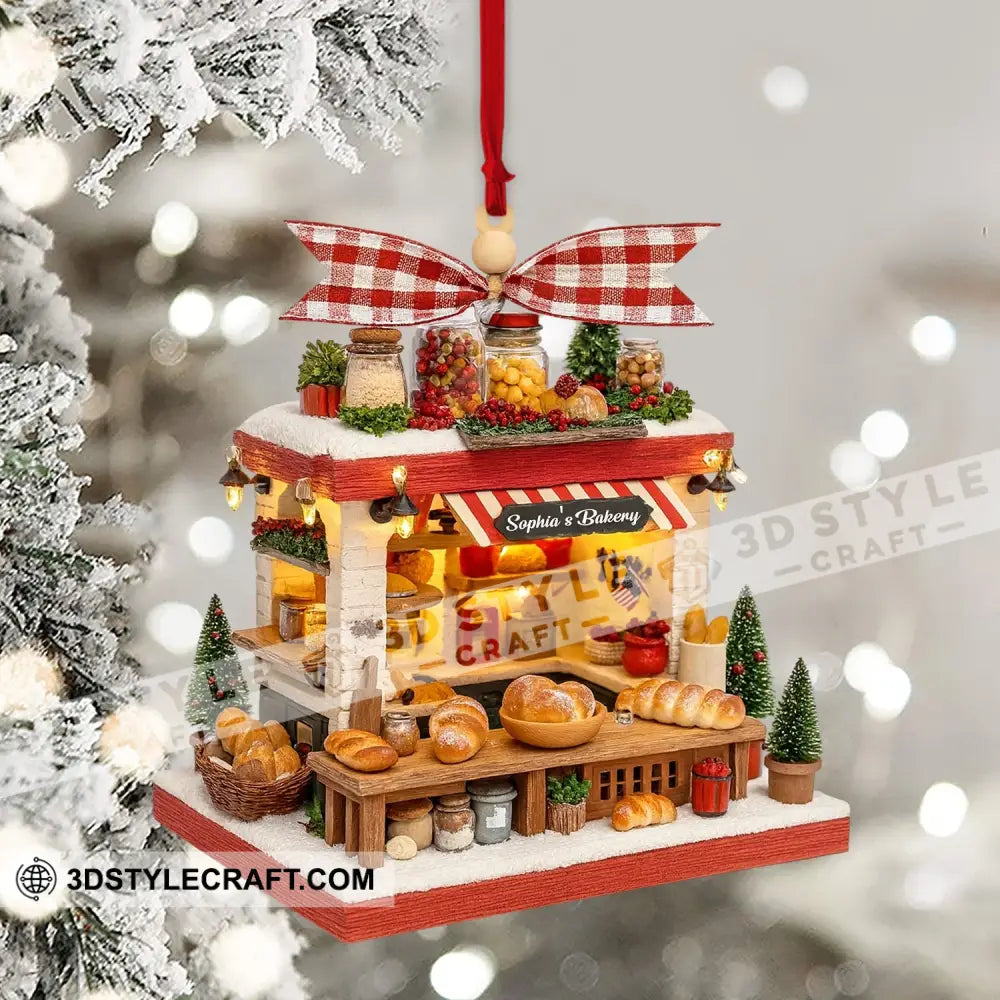 Bakery Home Decor Christmas Ornament Personalized Ornament Ornament