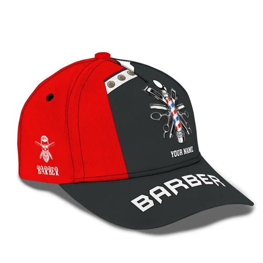 Barber Classic Cap, Hairstylist Hat, Unisex Barber Hat style option 2