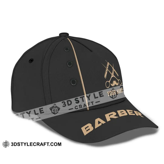 Barber Classic Cap, Hairstylist Hat, Unisex Barber Hat style option 2