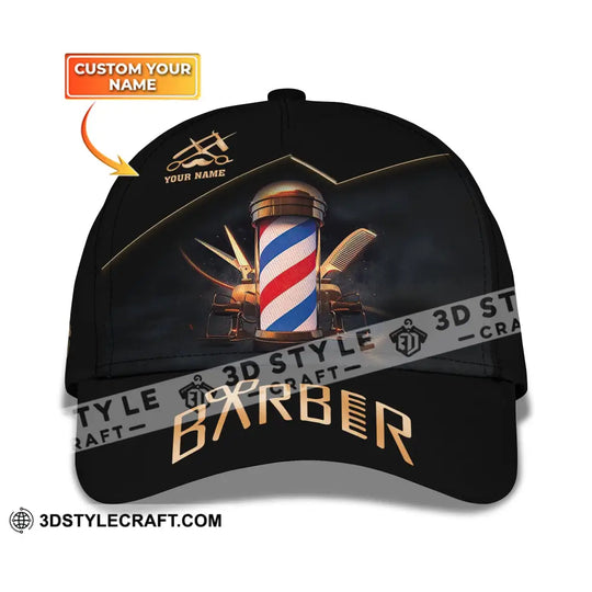Barber Classic Cap, Hairstylist Hat, Unisex Barber Hat Hairstylist style option 1