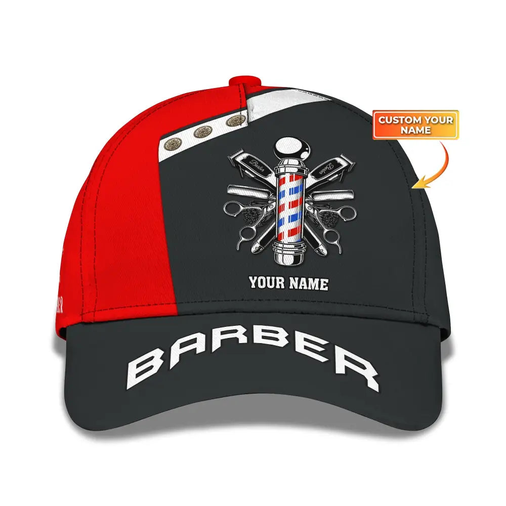 Barber Classic Cap Hairstylist Hat Unisex T-Shirt