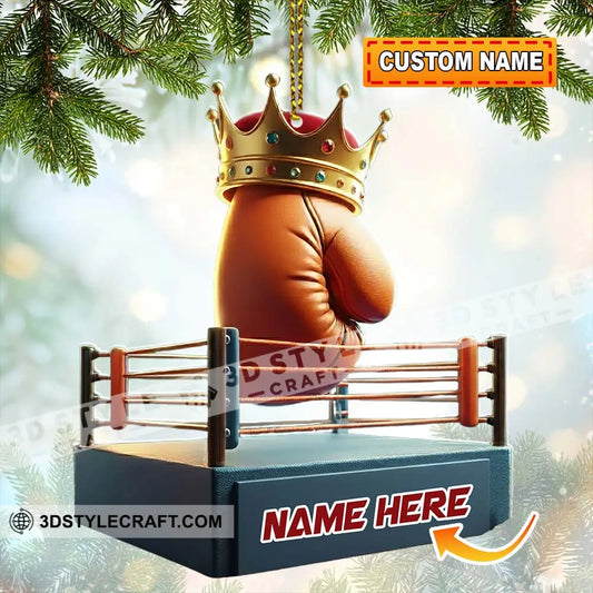 Boxing Home Decor Christmas Ornament Personalized Ornament 3.54’’ / 1 Ornament Ornament