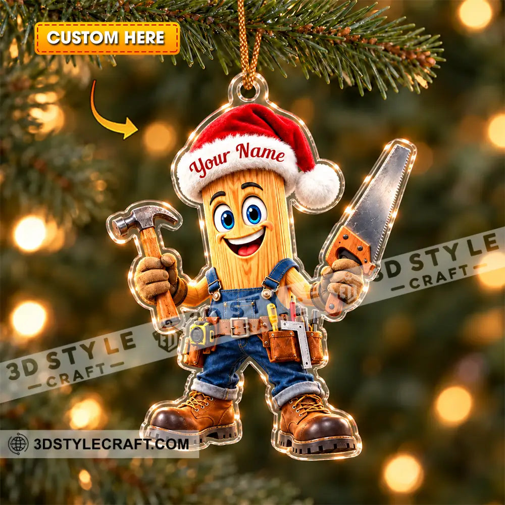 Carpenter Home Decor Christmas Ornament Personalized Ornament - 3.54’’ / 1 Ornament - Ornament