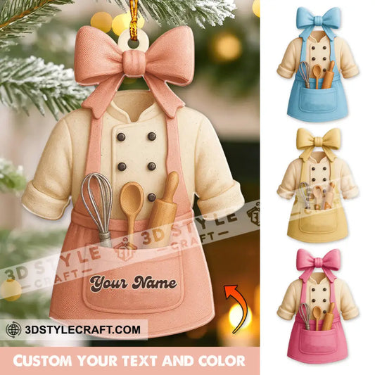 Christmas Baker Home Decor Christmas Ornament Personalized Ornament 3.54’’ / 1 Ornament Ornament