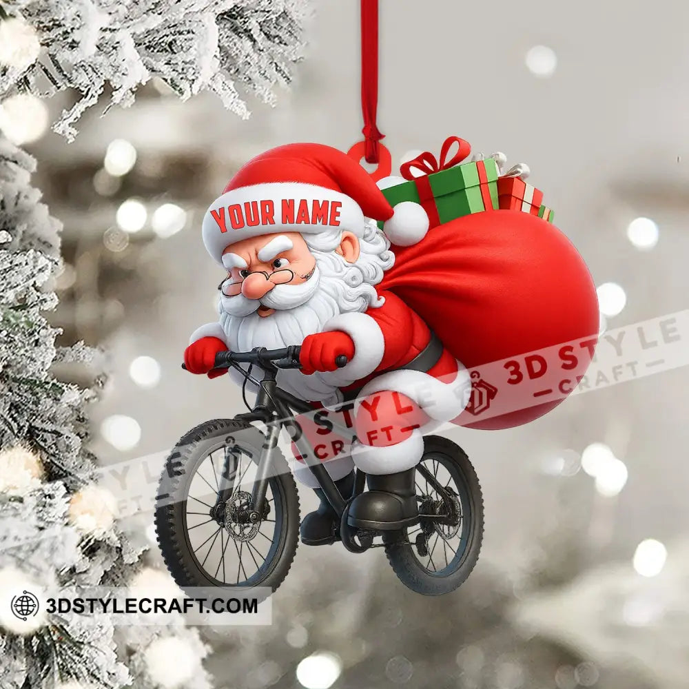 Christmas Bicycle Home Decor Christmas Ornament Personalized Ornament Ornament