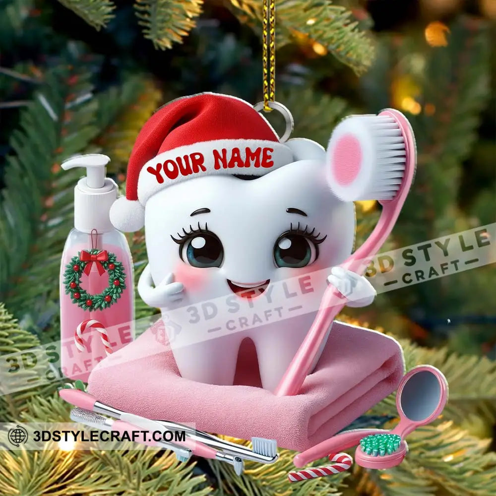 Christmas Dentist Home Decor Christmas Ornament Personalized Ornament Ornament
