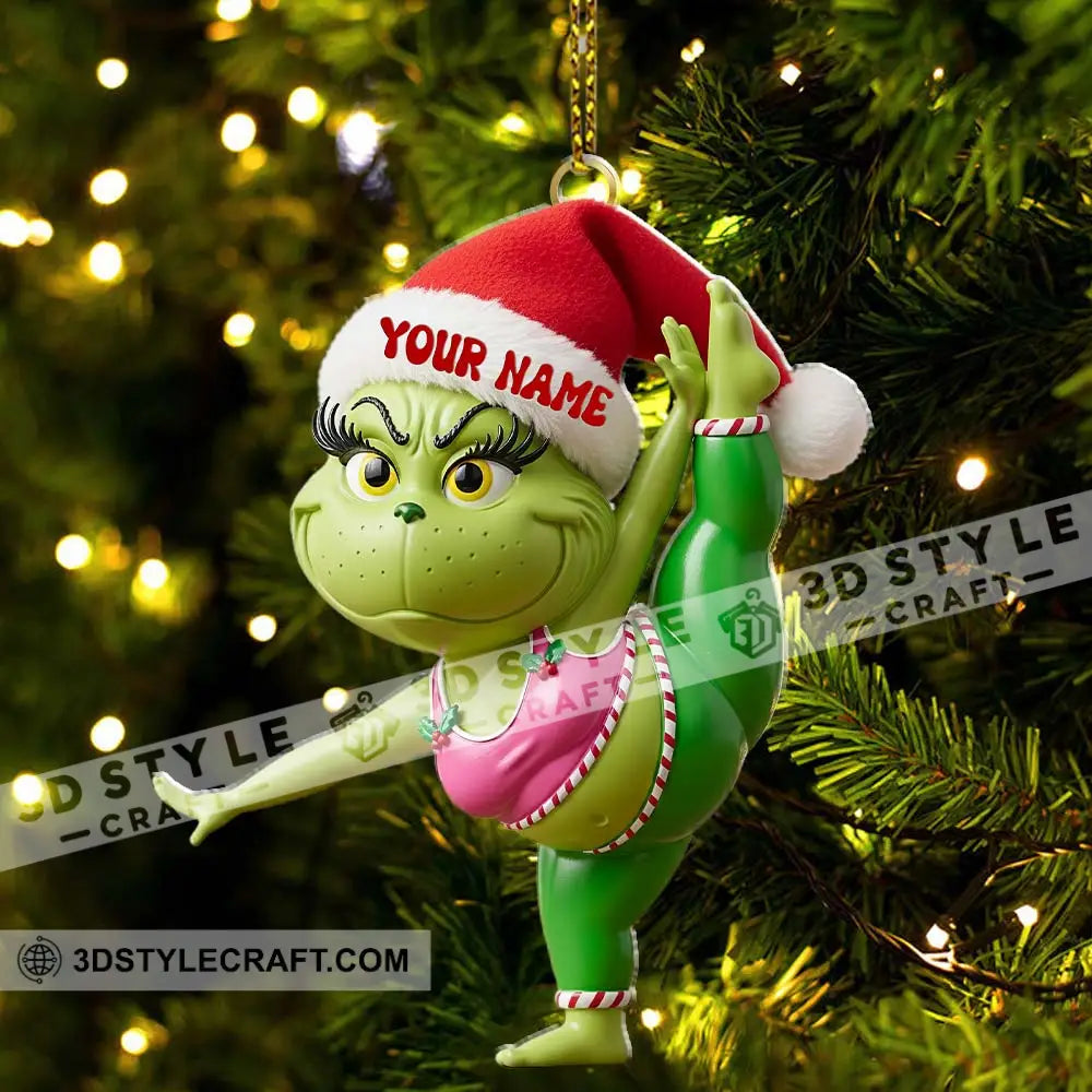 Christmas ELF Yoga Home Decor Christmas Ornament Personalized Ornament Ornament