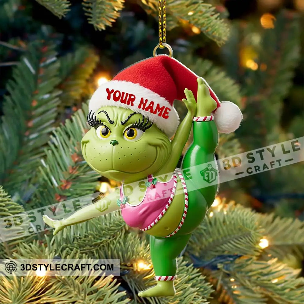 Christmas ELF Yoga Home Decor Christmas Ornament Personalized Ornament Ornament