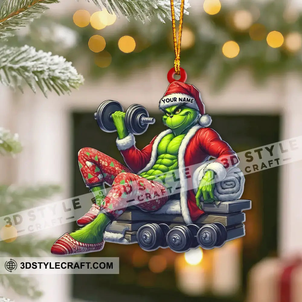 Christmas Gymer ELF Home Decor Christmas Ornament Personalized Ornament Ornament