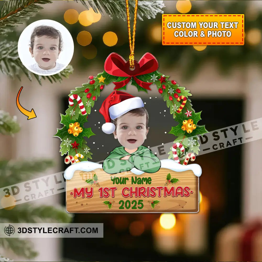 Christmas Kid Home Decor Christmas Ornament Personalized Ornament 3.54’’ / 1 Ornament Ornament