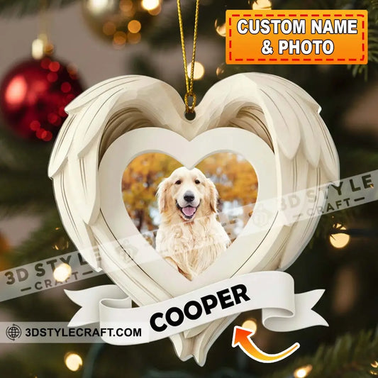 Christmas Memorial Pet Home Decor Christmas Ornament Personalized Ornament 3.54’’ / 1 Ornament Ornament