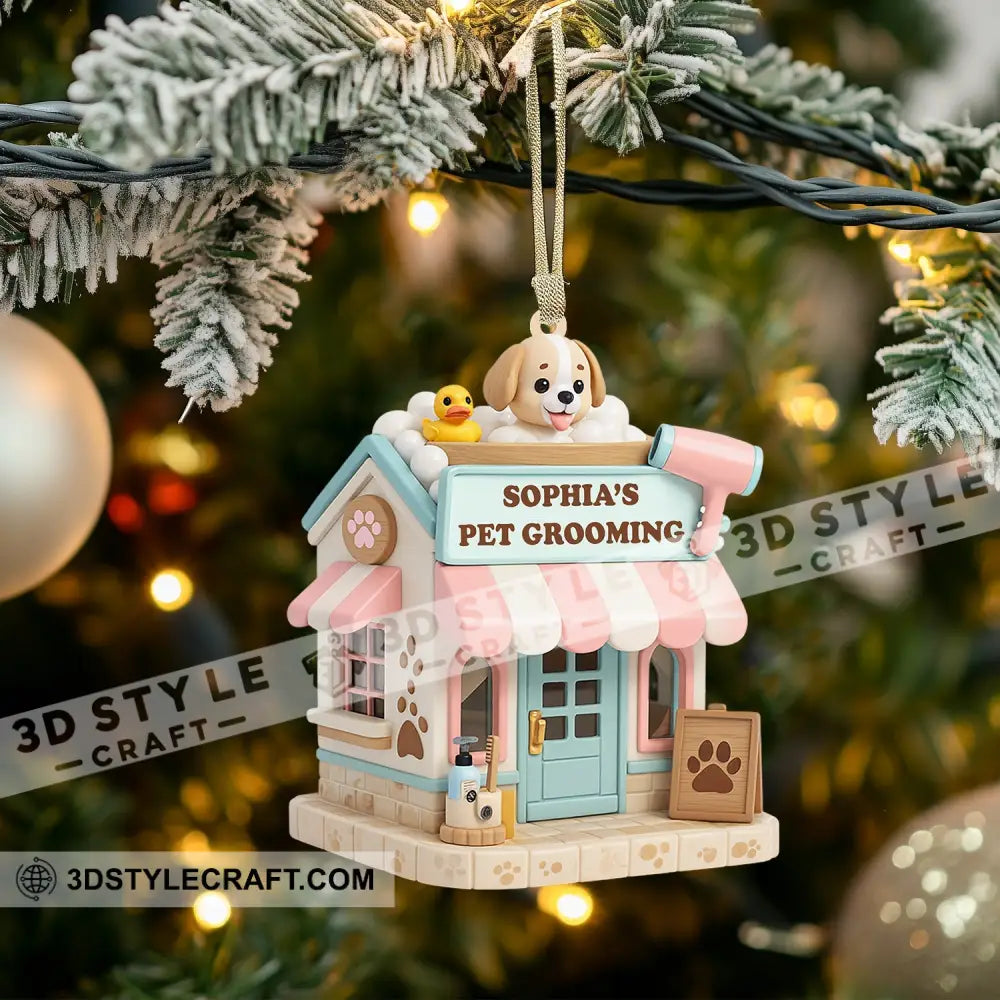 Christmas Pet Grooving Home Decor Christmas Ornament Personalized Ornament Ornament