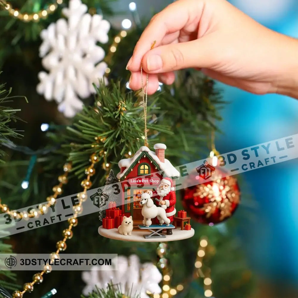 Christmas Pet Shop Home Decor Christmas Ornament Personalized Ornament Ornament