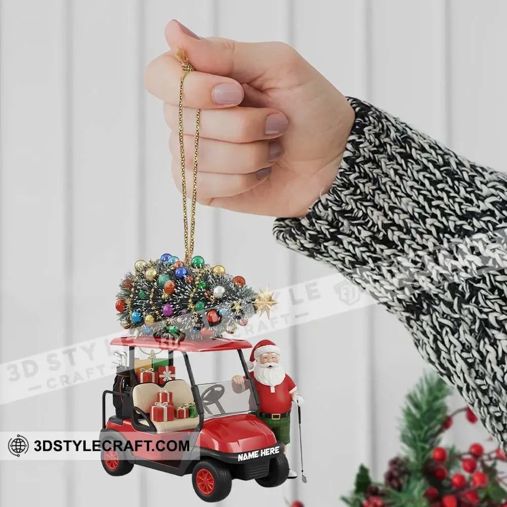 Christmas Santa Coming Home Decor Christmas Ornament Personalized Ornament Ornament