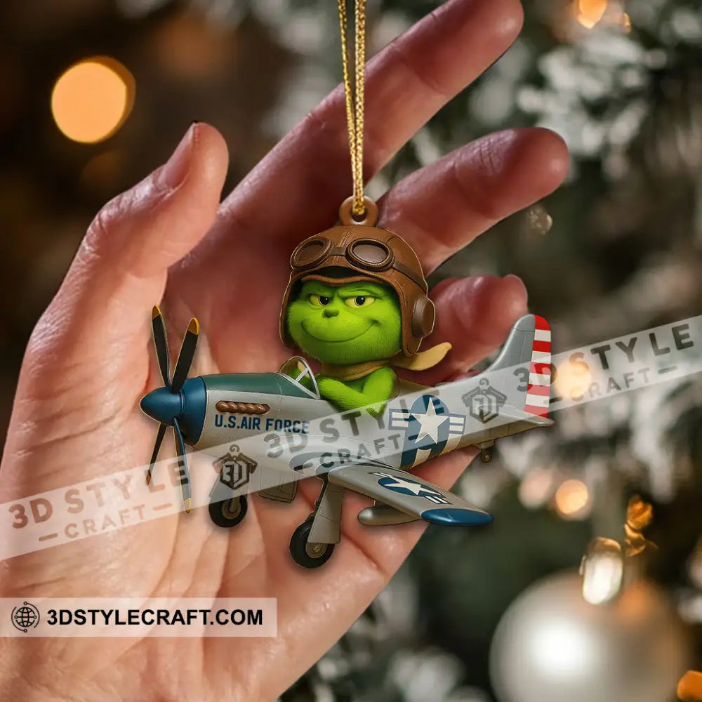 Christmas United States Air Force Home Decor Christmas Ornament Personalized Ornament Ornament