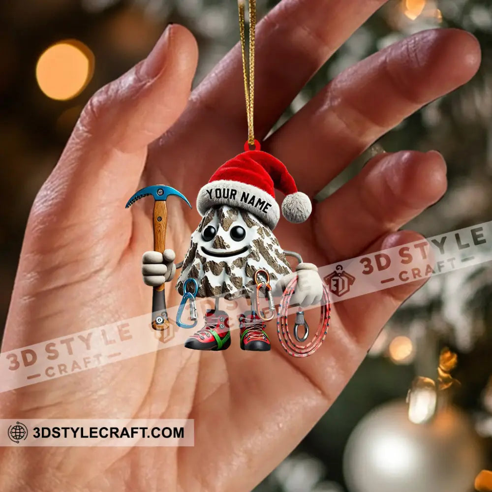 Climbing Home Decor Christmas Ornament Personalized