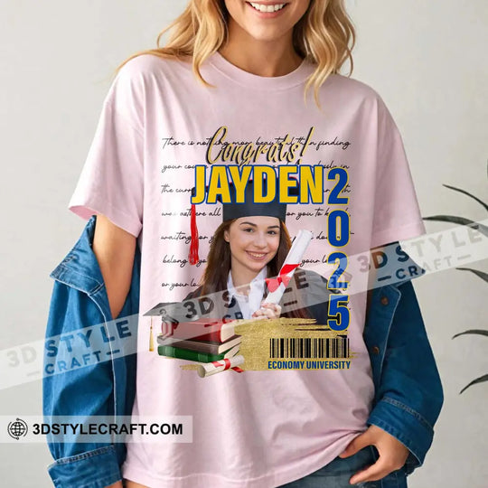 Congrats Graduation - Personalized T-Shirt style option 2