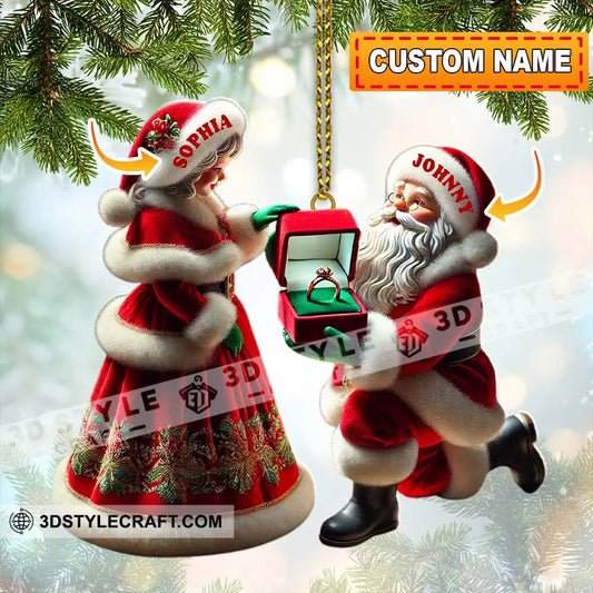 Custom Name Couple Ornament Christmas Gift