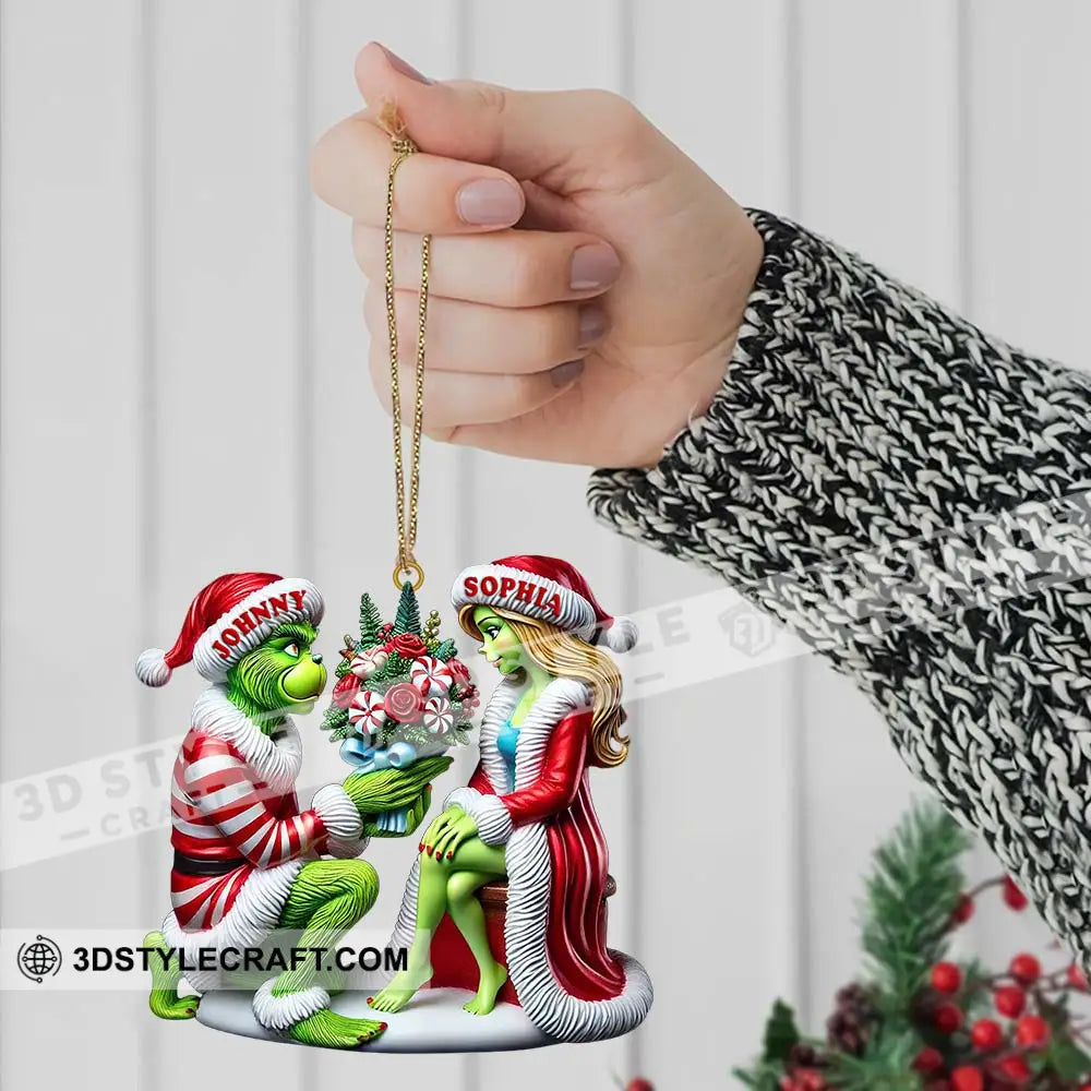 Custom Name Couple Ornament Christmas Gift