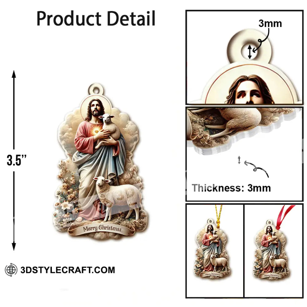 Custom Name Merry Christmas Ornament Decoration Gift