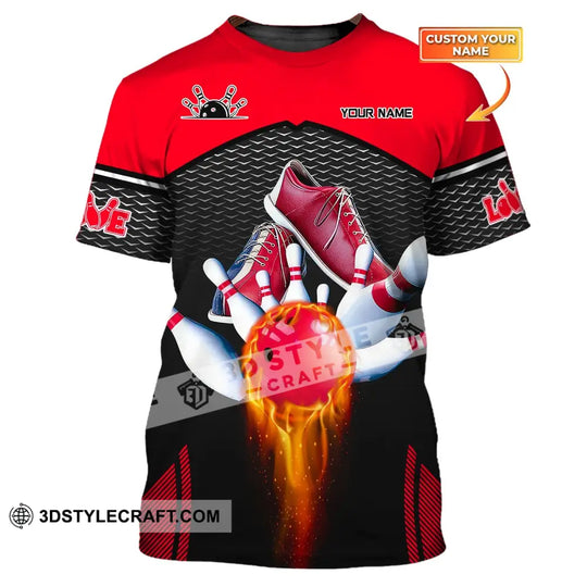 Custom Unisex Polo Shirt, Bowling T-Shirt, Bowling Love, Shirt For Bowling Lovers style option 1
