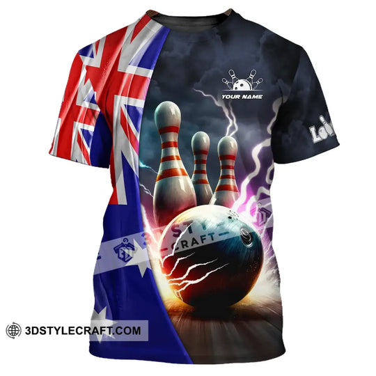 Custom Unisex Shirt, Bowling Australia Polo Shirt Bowling T-Shirt, Shirt For Bowling Lovers style option 2