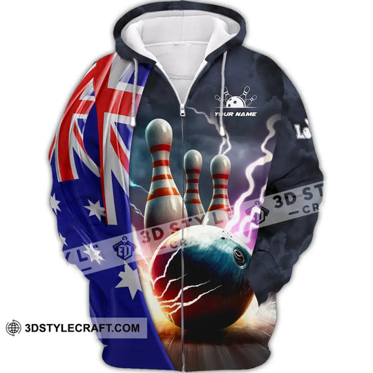 Custom Unisex Shirt, Bowling Australia Polo Shirt Bowling T-Shirt, Shirt For Bowling Lovers style option 3