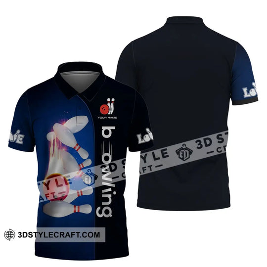 Custom Unisex Shirt, Bowling T-Shirt, Bowling Polo Shirt, Shirt For Bowling Lovers style option 4