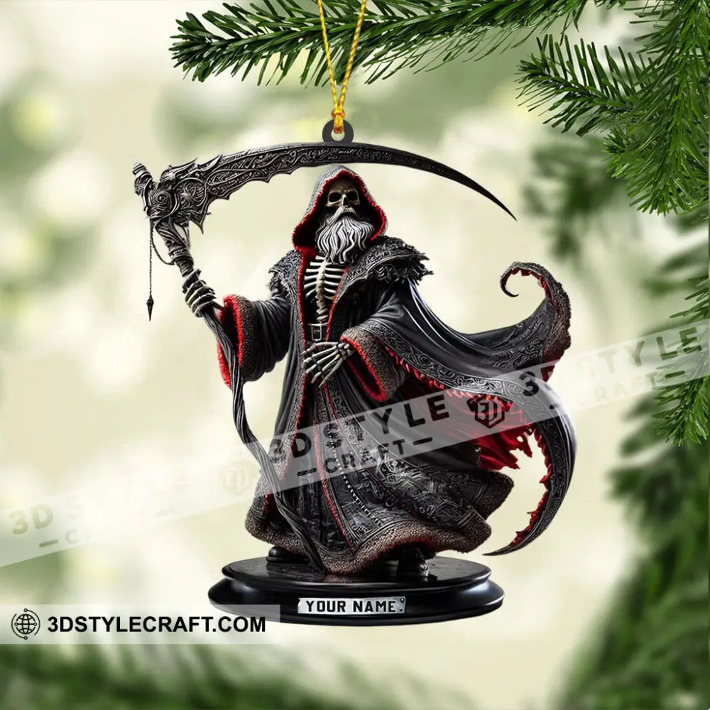 Death Christmas Home Decor Ornament Personalized