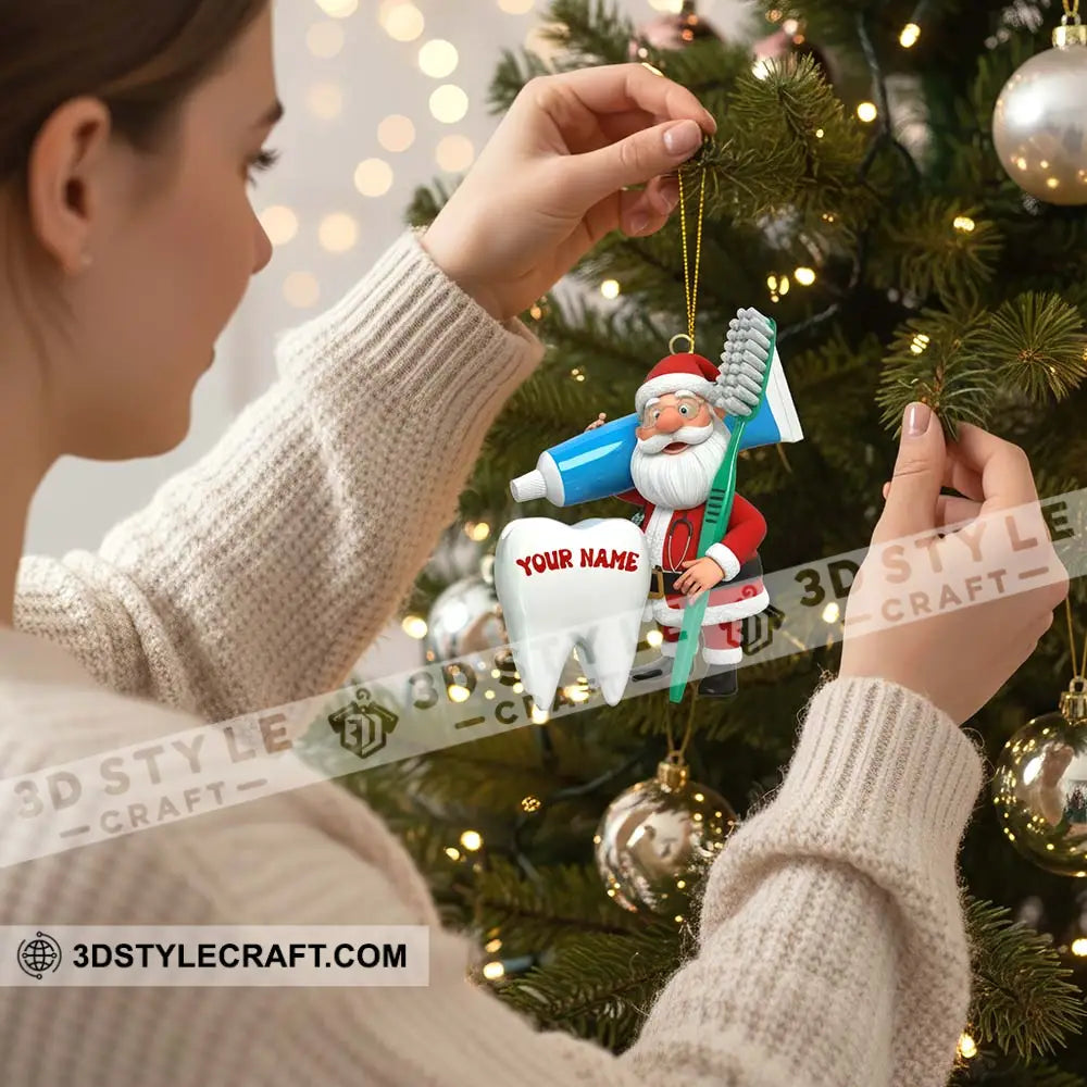 Dentist Home Decor Christmas Ornament Personalized Ornament Ornament