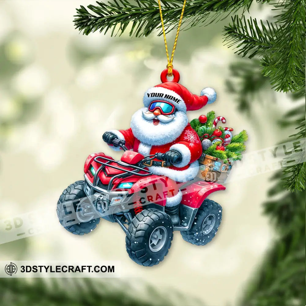 Driver Santa Home Decor Christmas Ornament Personalized Ornament Ornament