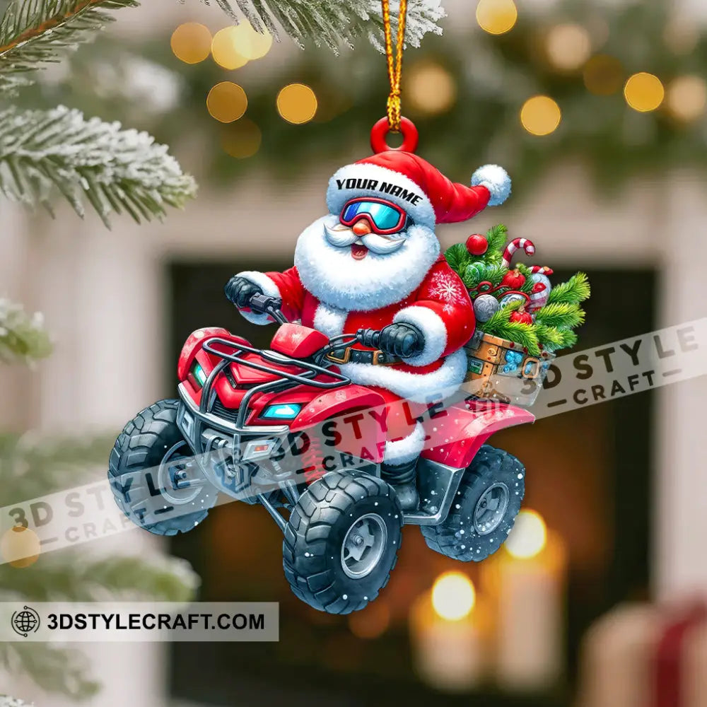 Driver Santa Home Decor Christmas Ornament Personalized Ornament Ornament