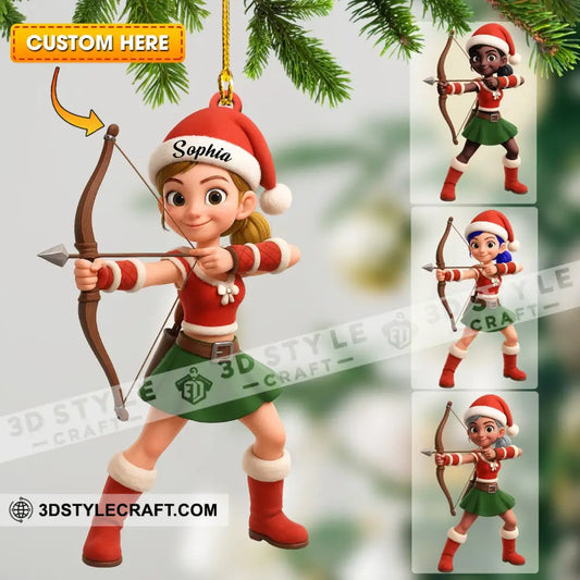 ELF Christmas Home Decor Christmas Ornament Personalized Ornament 3.54’’ / 1 Ornament Ornament