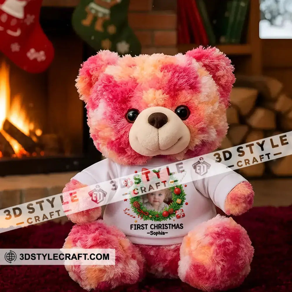 First Christmas Baby Personalized Teddy Bear Shirt Graduate Teddy Bear Shirt