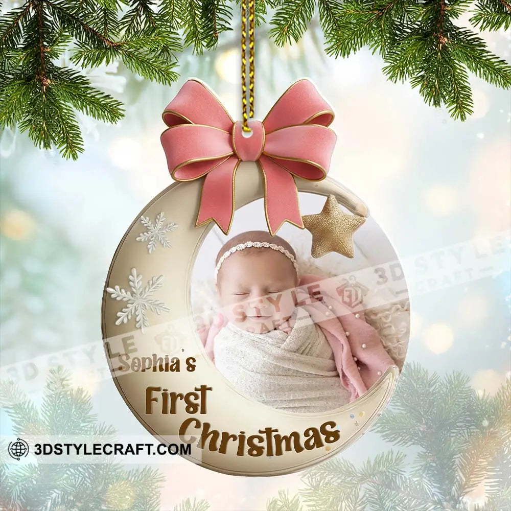 First Christmas Home Decor Christmas Ornament Personalized Ornament Ornament