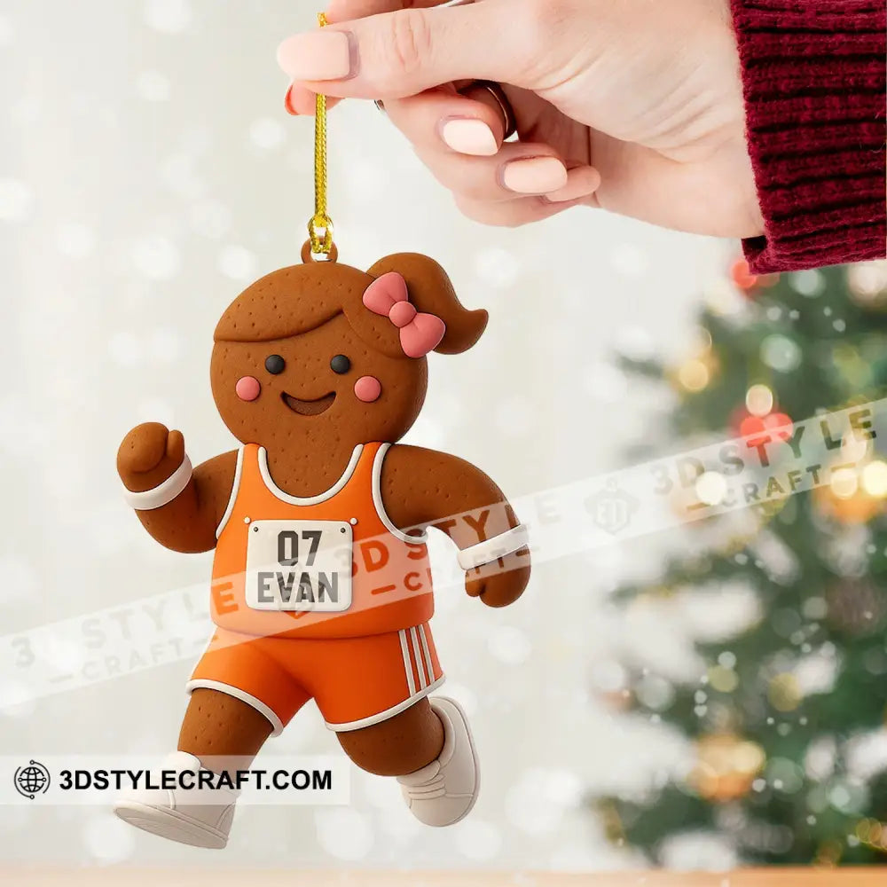 Gingerbread Home Decor Christmas Ornament Personalized Ornament Ornament