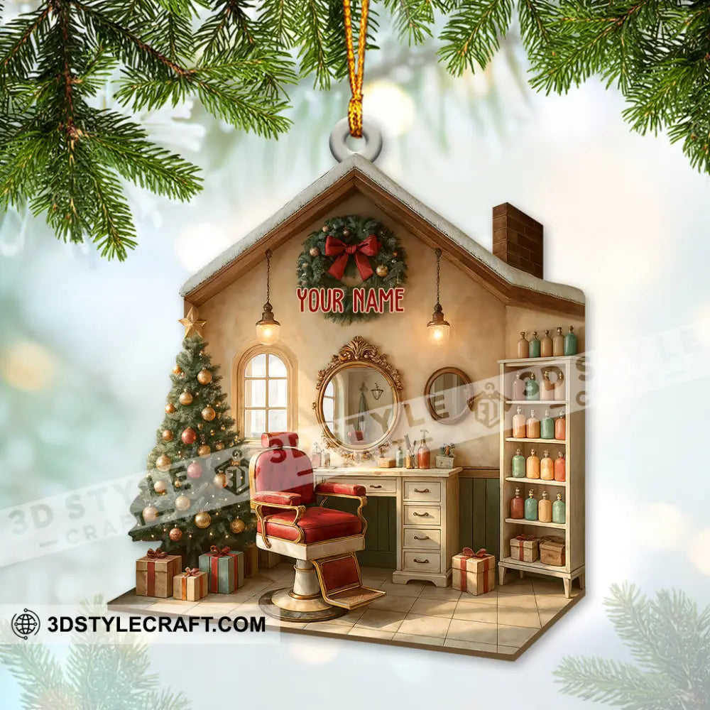 Hair Salon Home Decor Christmas Ornament Personalized Ornament Ornament