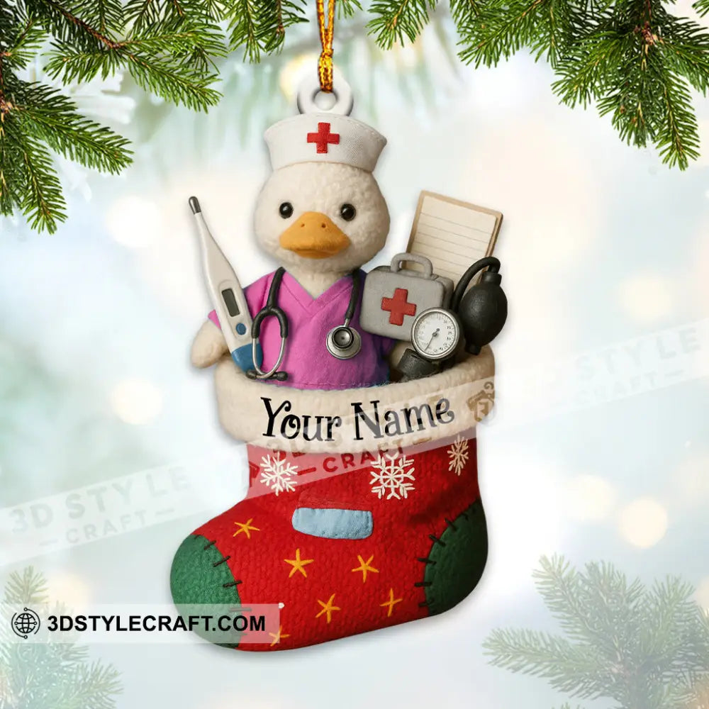 Healthcare Staff Home Decor Christmas Ornament Personalized Ornament Ornament