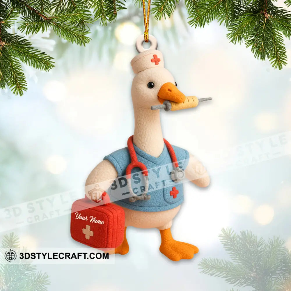 Healthcare Staff Home Decor Christmas Ornament Personalized Ornament Ornament