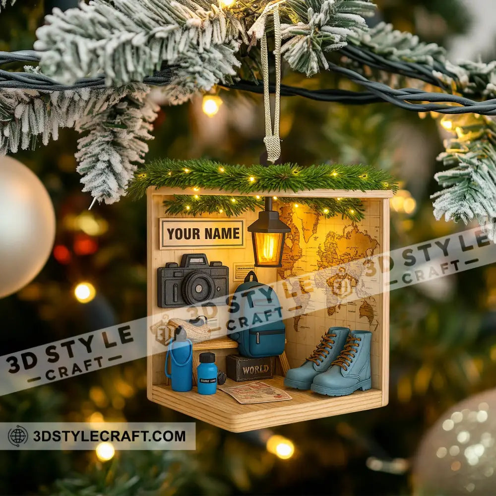 Hiking Corner Home Decor Christmas Ornament Personalized Ornament Ornament