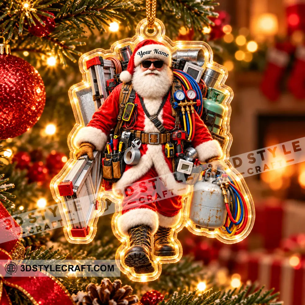 HVAC Tech Home Decor Christmas Ornament Personalized Ornament - Ornament