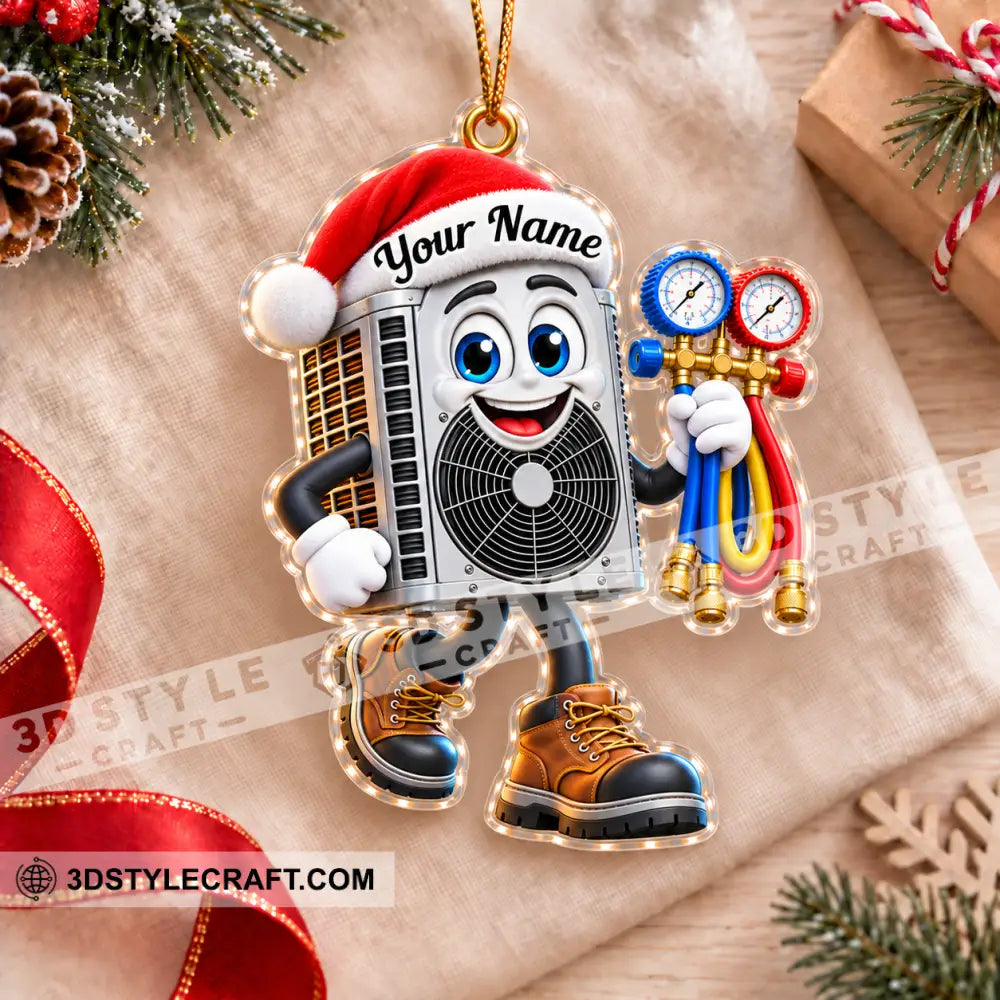 HVAC Tech Home Decor Christmas Ornament Personalized Ornament - Ornament