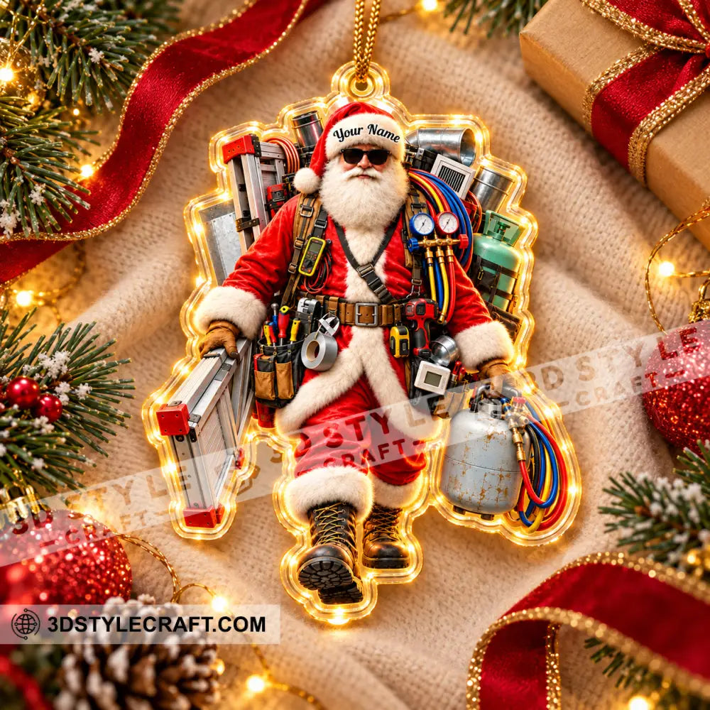 HVAC Tech Home Decor Christmas Ornament Personalized Ornament - Ornament
